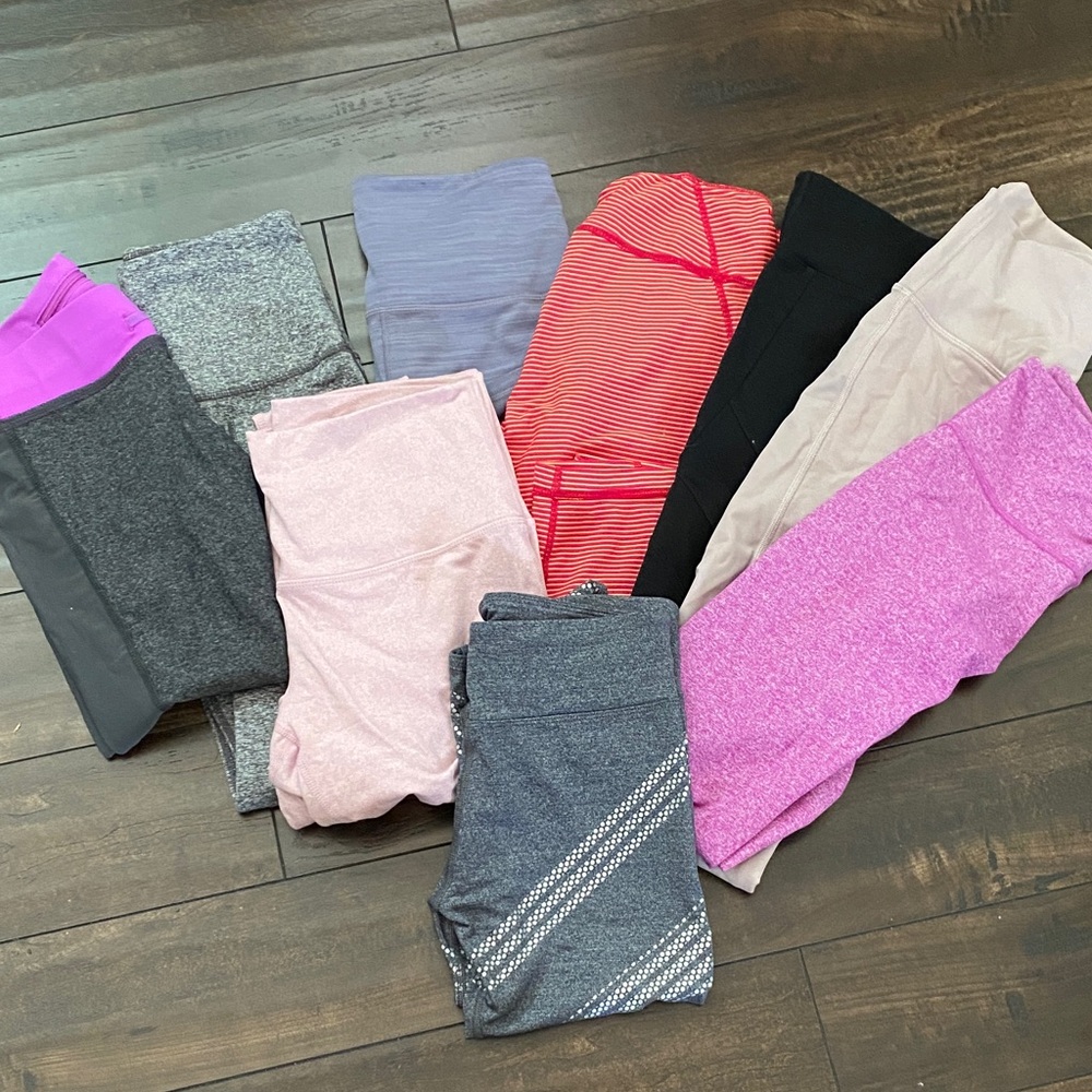 Women's Multi-Color Leggings Set - Picture 1 of 10